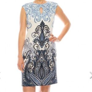 London Times Dress Cap Sleeve Mini Summer